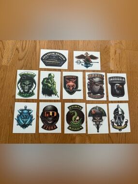 Temporary tattoos Modern Warfare Call of Duty Full Metal Jacket inspired 12
